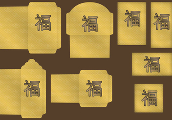 Golden Packet - бесплатный vector #391901